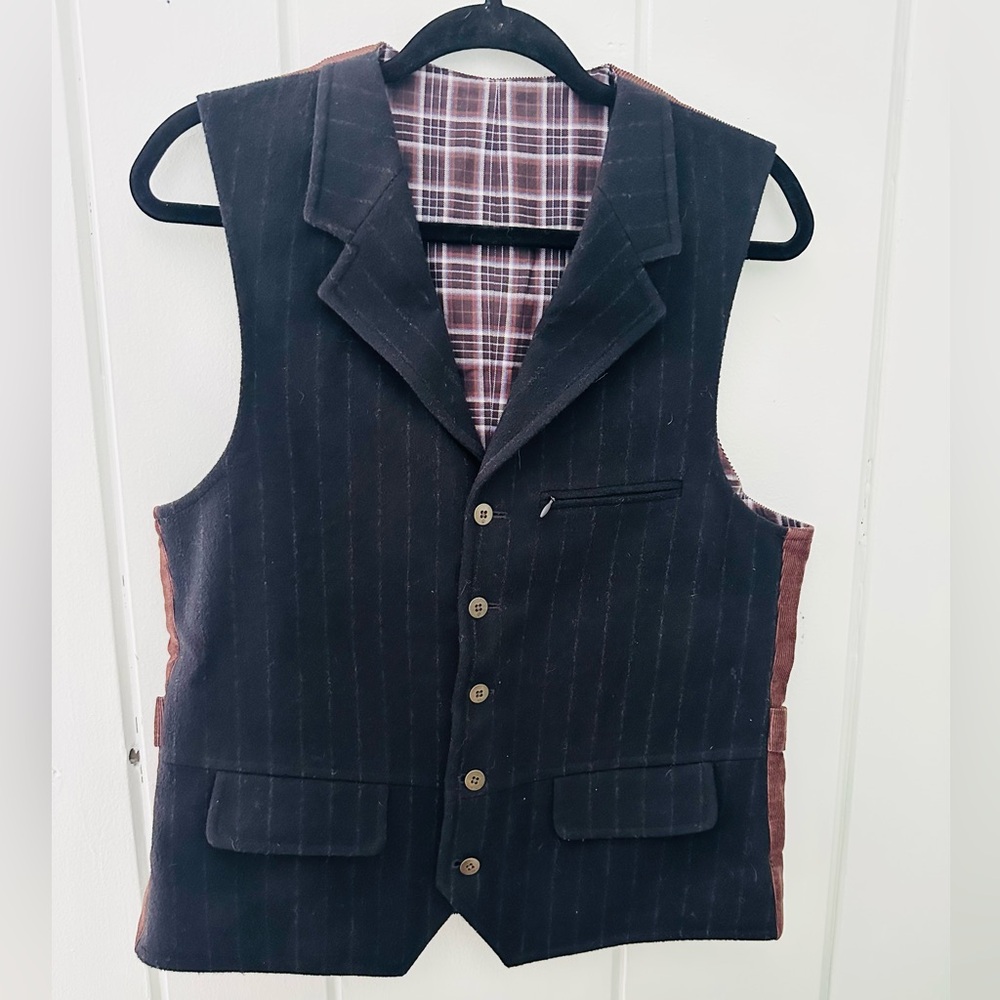 Kroon Suit Vest / Pinstripe / Small